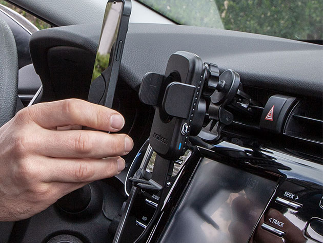 Naztech Smart Grip Wireless Charging Car Mount